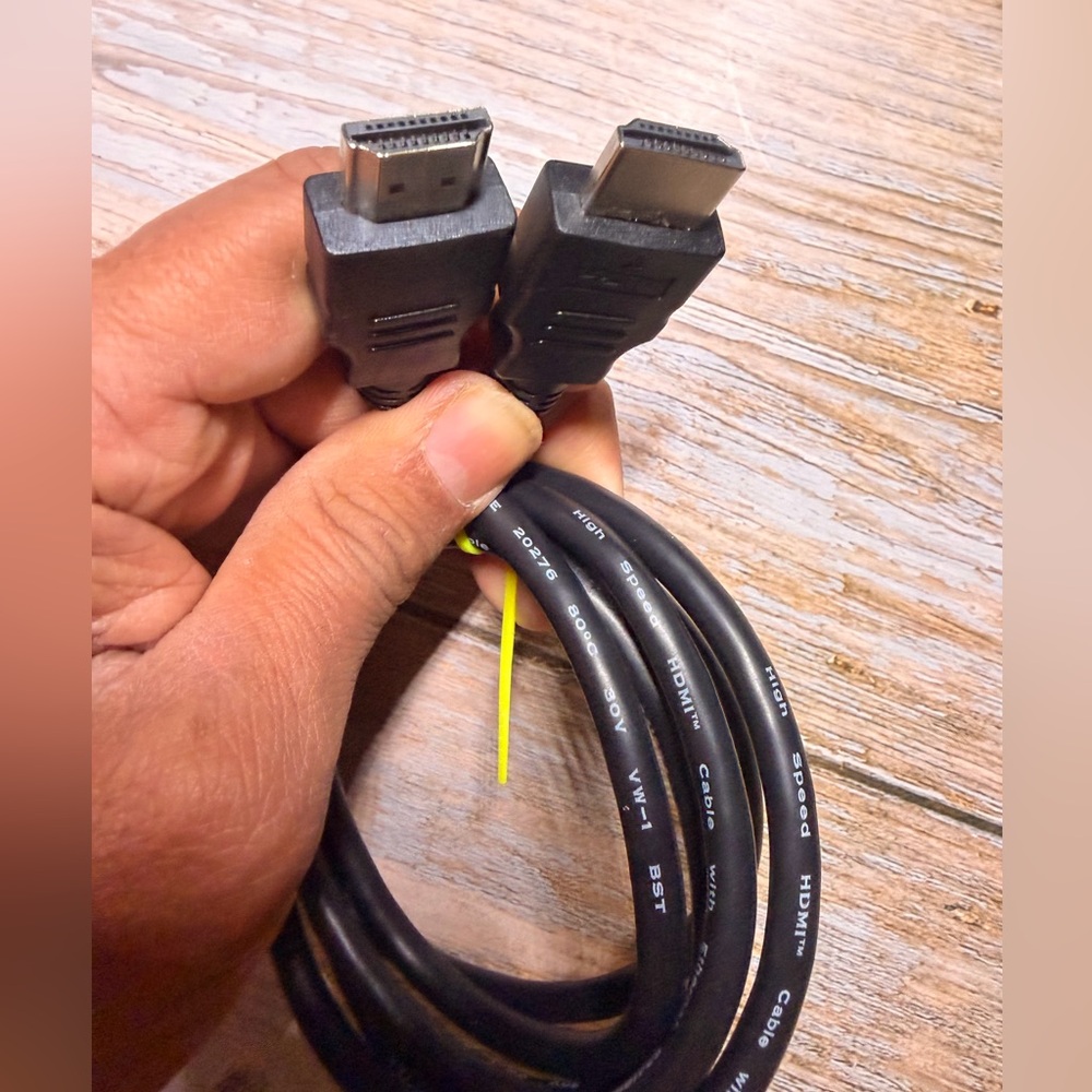 Unbranded Black HDMI Cable - High-Speed Video & Audio